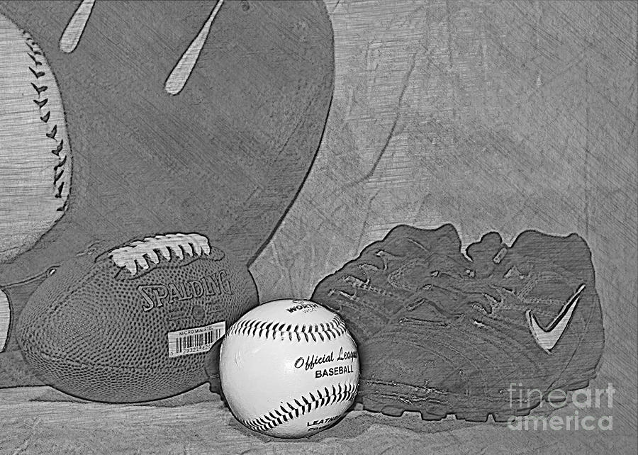 Baseball is my #1 Sport Photograph by Sherry Hallemeier