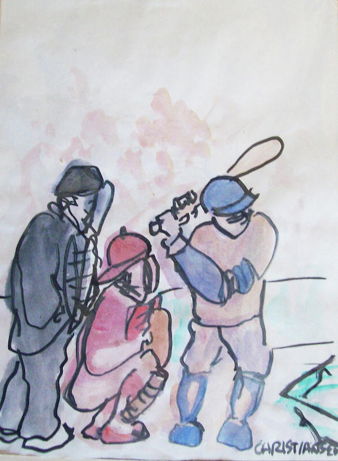 Baseball  Painting by James Christiansen