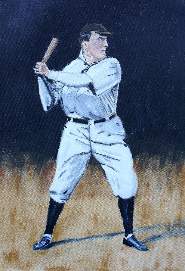 Baseball Legend Painting by Ralph LeCompte | Fine Art America