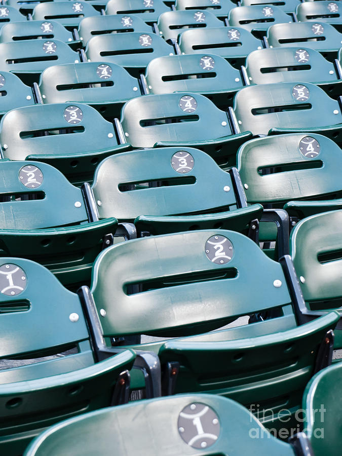 Baseball Stadium Seats Photograph