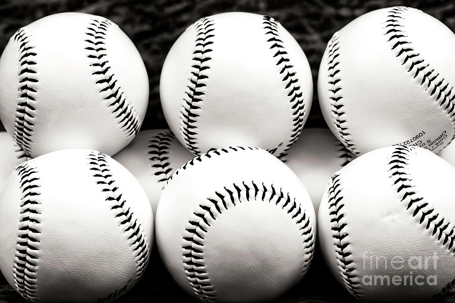 Baseballs Photograph by John Rizzuto