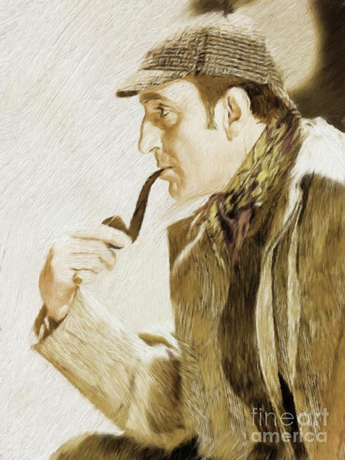 Basil Rathbone As Sherlock Holmes Painting