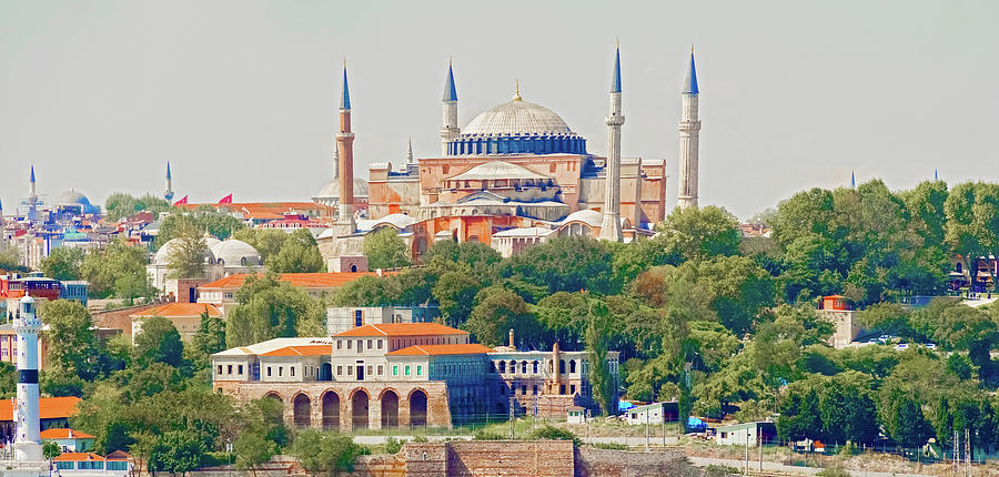 Basilica Hagia Sophia in Istanbul Photograph by Marek Poplawski