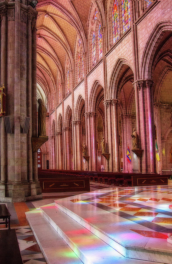 Basilica Interior Digital Art by Terry Davis