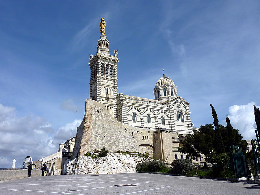 Basilica Notre-Dame-de-la-Garde, Marseilles, France Photograph by Elenarts - Elena Duvernay photo