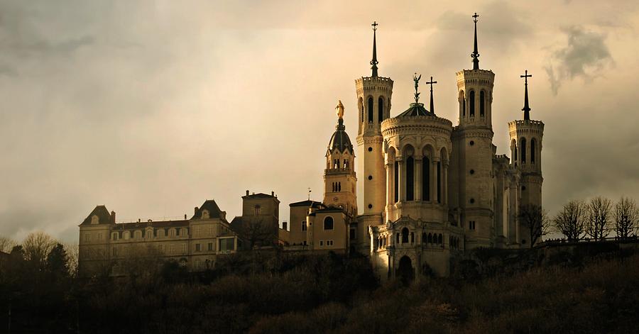 Architecture Photograph - Basilica of Our Lady of Fourviere  by KATIE Vigil