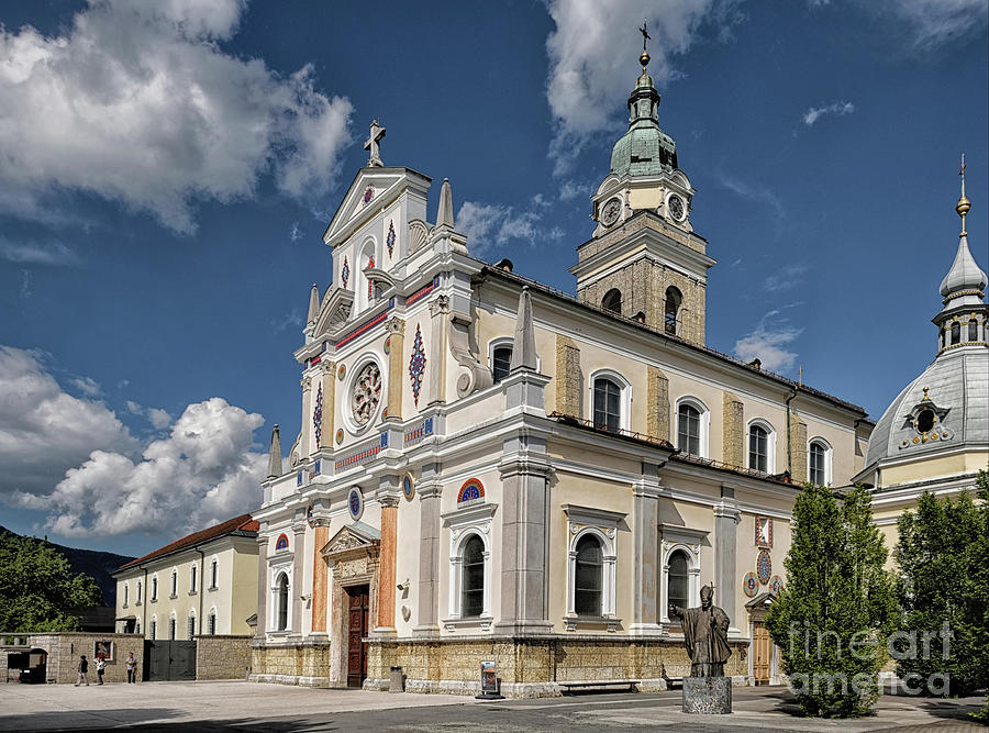 Basilica of St. Mary in Brezje Photograph by Norman Gabitzsch