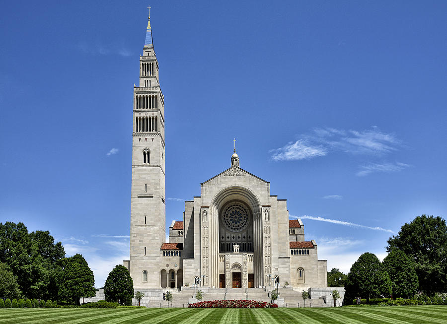 Basilica of the National Shrine of The Immaculate Conception Photograph by Brendan Reals