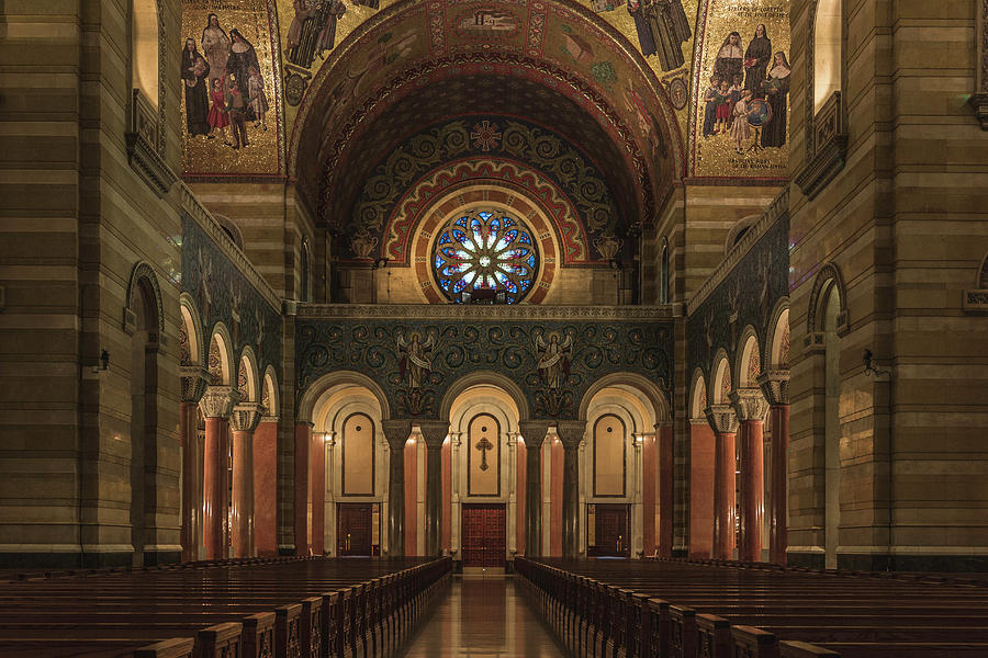 Basilica Rose Window Photograph by Ann Chartrand - Fine Art America