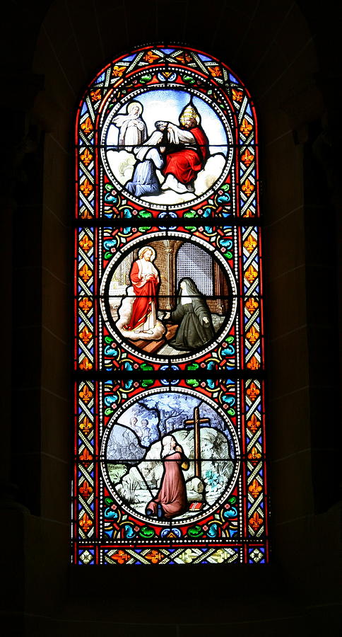 Basilica Window - Paray le Monial Photograph by Christiane Schulze Art And Photography