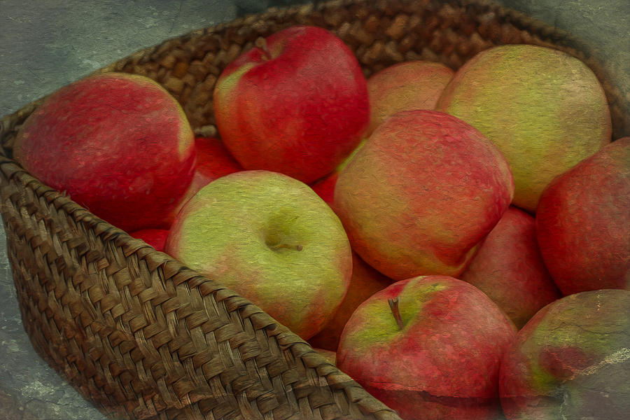Basket Of Apples 2 Photograph
