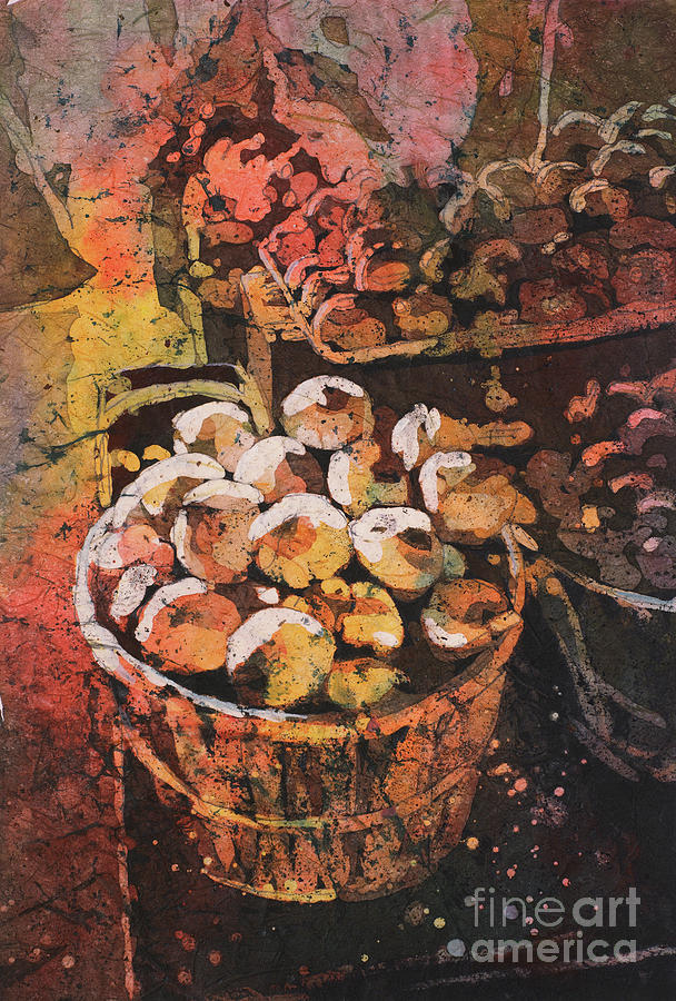 Basket of Food Painting by Ryan Fox