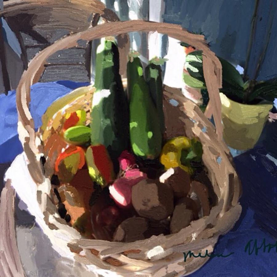 Basket Of Vegetables Photograph by Melissa Abbott