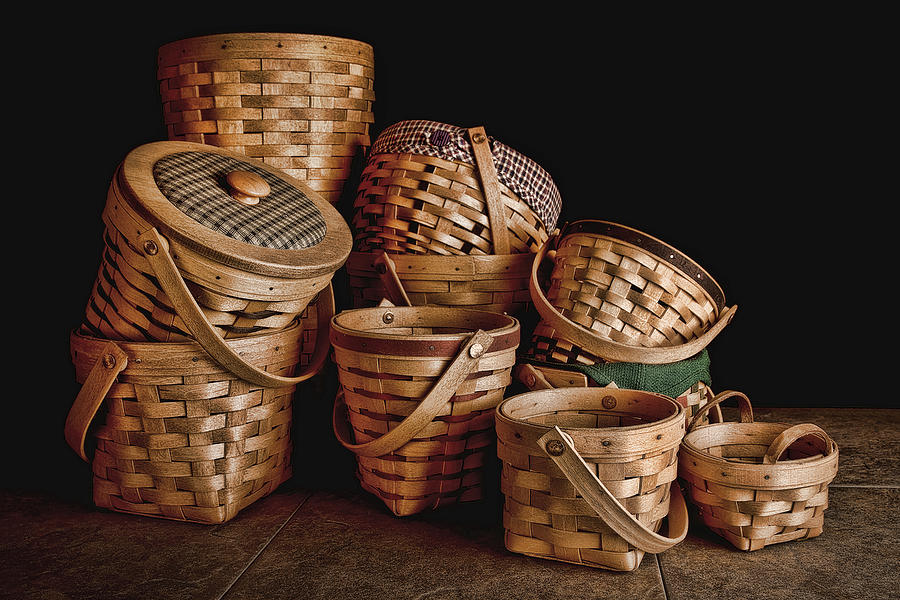 Basket Still Life 01 Photograph by Tom Mc Nemar