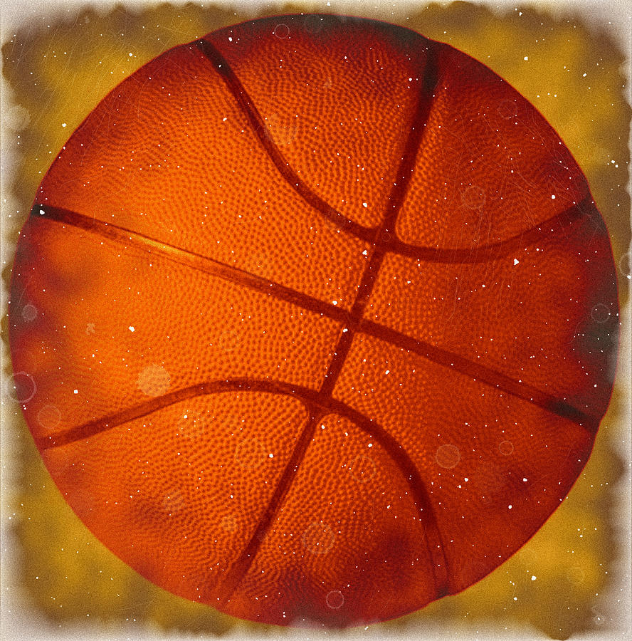 Basketball Digital Art - Basketball Artwork by Meliha HIZLI