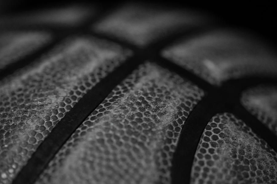 Basketball Decor Black and White Photograph by Toby McGuire