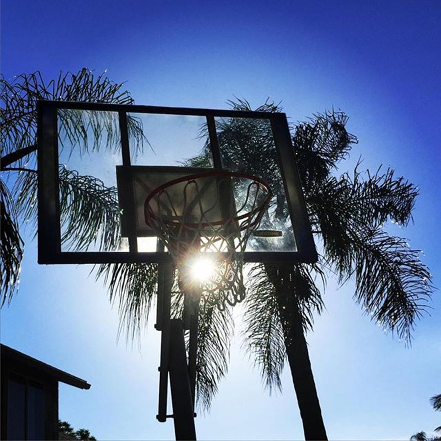 Miami Photograph - Basketball Hoop #juansilvaphotos by Juan Silva