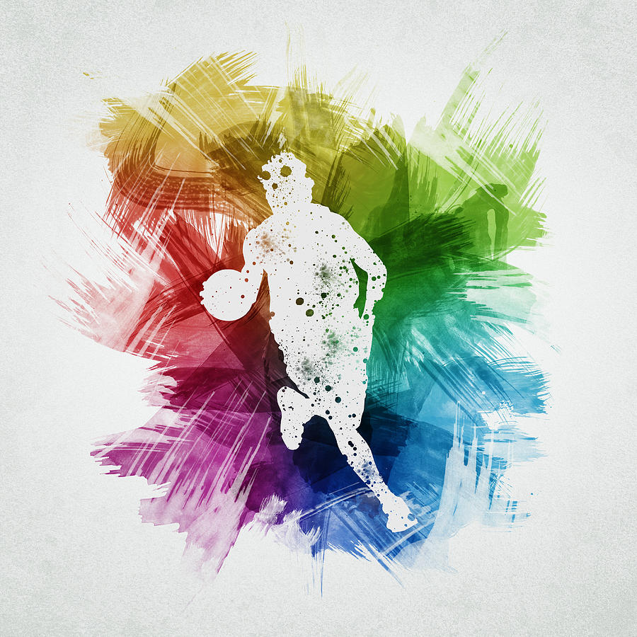 Basketball Player Art 02 Digital Art