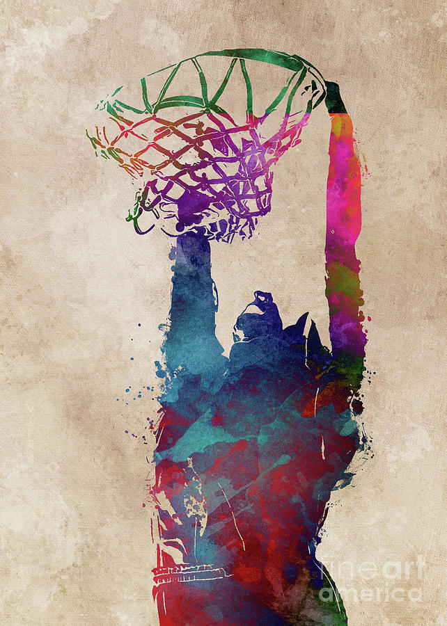 Basketball Player Digital Art