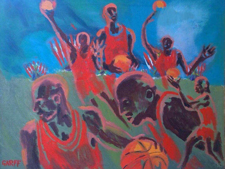 Basketball Painting - Basketball Soul by Enrico Garff Basketball Painting - Basketball Soul by Enrico Garff