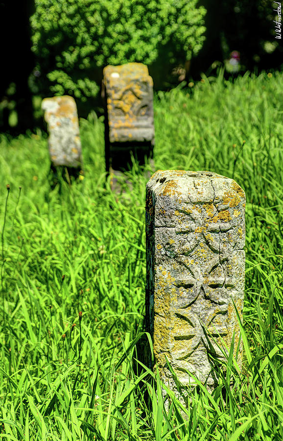 Basque steles in Espelette Photograph by Weston Westmoreland