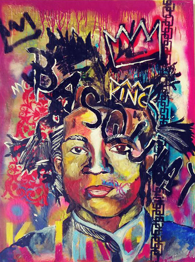Basquiat Painting by Femme Blaicasso