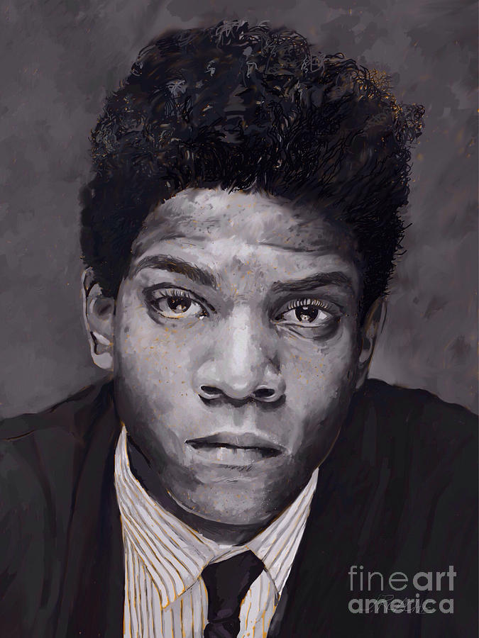 Basquiat Digital Art by Joe Roache