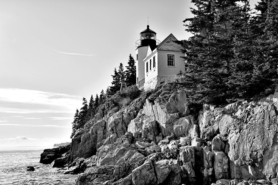 Bass Harbor Head Lighthouse - Maine Photograph by Brendan Reals