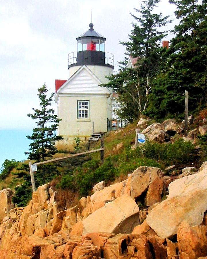 Bass Harbor Head Lighthouse Photograph By Robert Mcculloch - Fine Art 