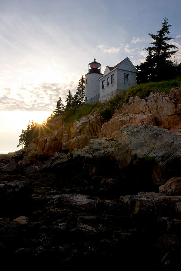 Lighthouse Photograph - Bass Harbor Lighthouse 1 by Brent L Ander