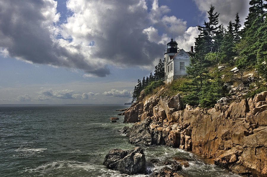 Bass Harbor Lighthouse Photograph by Andreas Freund