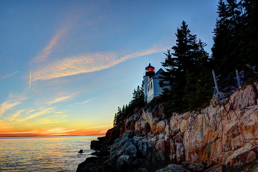 Bass Harbor Lighthouse Maine Photograph by Steve Snyder