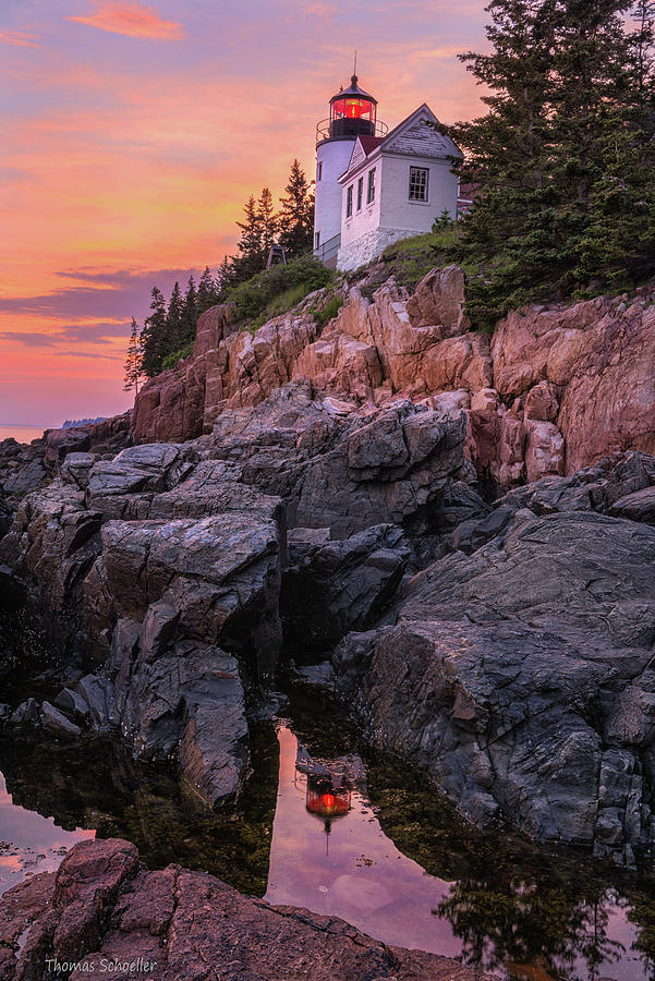 Bass Harbor Lighthouse Photograph by T-S Photo Art