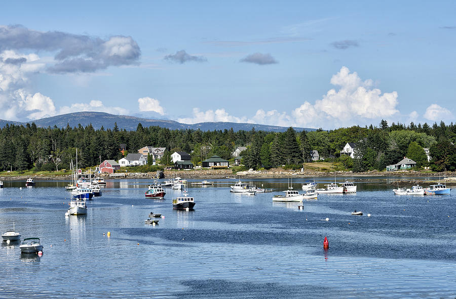 Bass Harbor - Maine Photograph by Brendan Reals