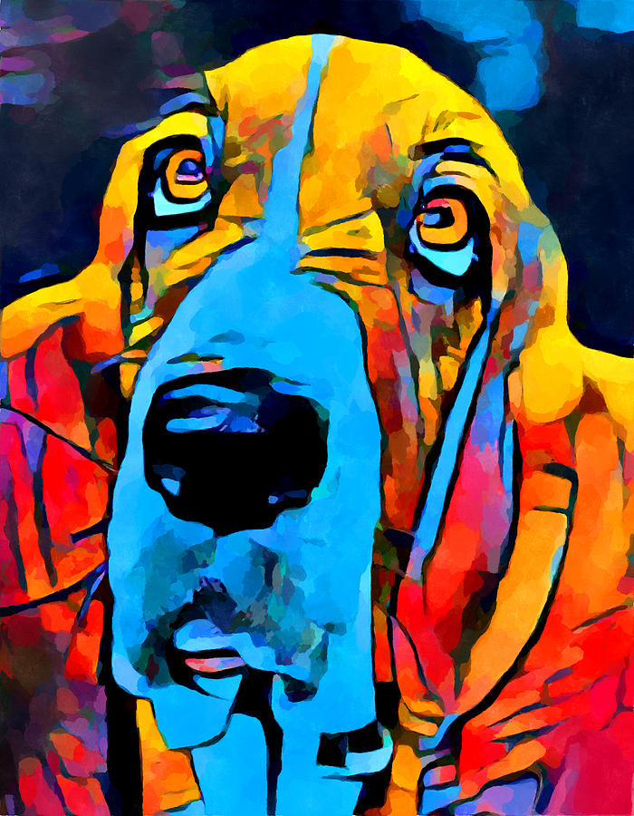 Basset Hound Painting by Chris Butler