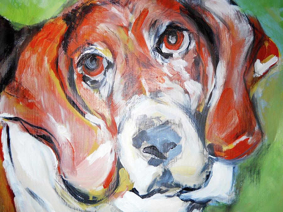 Bassett Painting by Anne Seay - Fine Art America