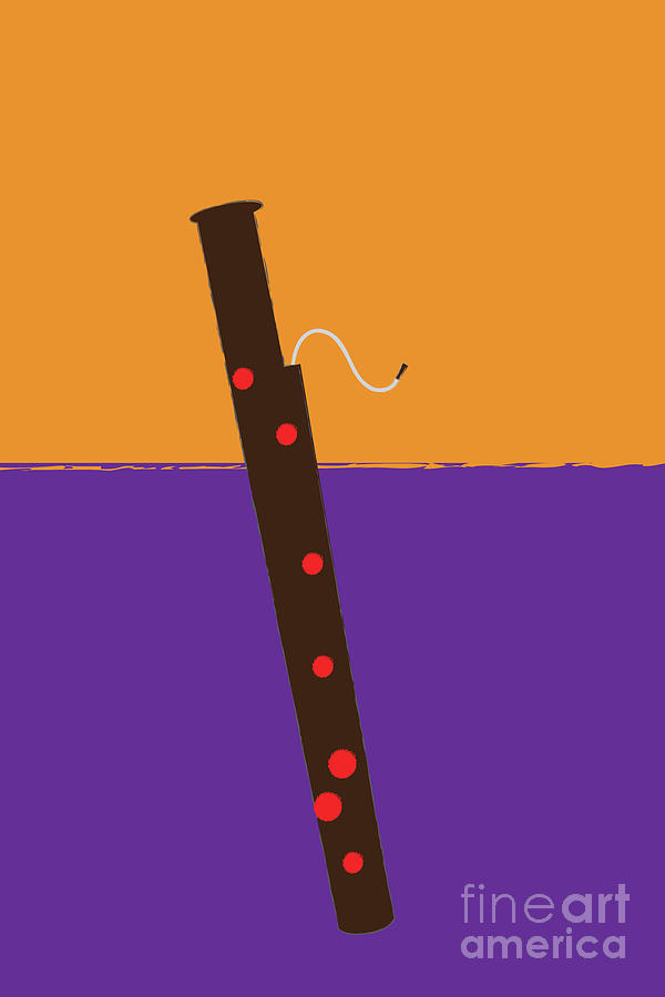 Bassoon Digital Art by Benjamin Harte