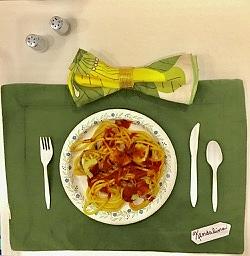 Basta Pasta 3D Multisensory Touching Experience  Mixed Media by Kenlynn Schroeder