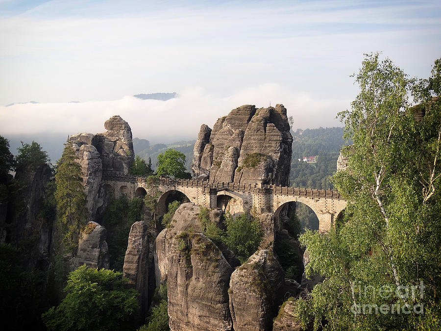 Bastei Photograph - Bastei Bridge in Saxon Switzerland by IPics Photography Bastei Photograph - Bastei Bridge in Saxon Switzerland by IPics Photography
