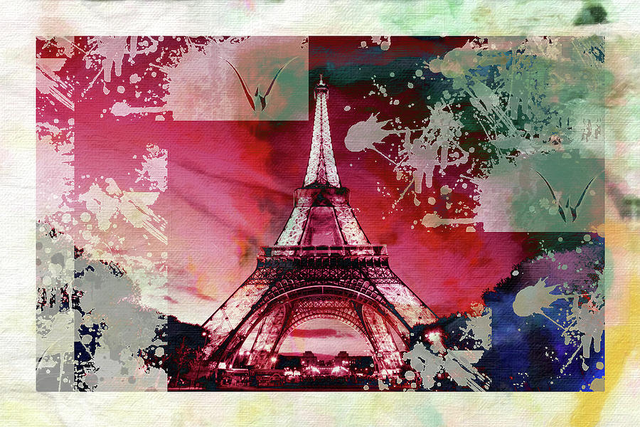 Paris Painting - Bastille Day 1 by Priscilla Huber