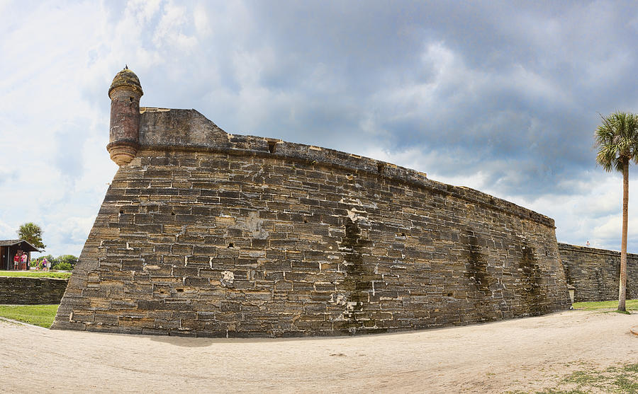 Bastion on Castillo de San Marcos Photograph by Gregory Scott