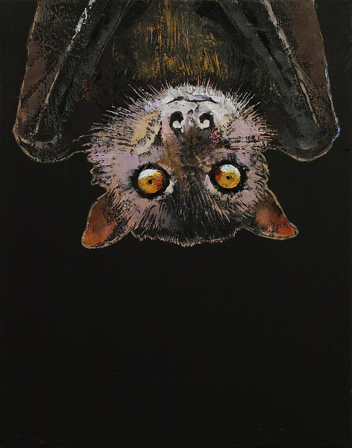 Bat Painting - Bat by Michael Creese
