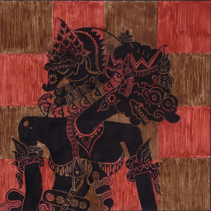 Batari Durga Drawing by Joned Rahadian