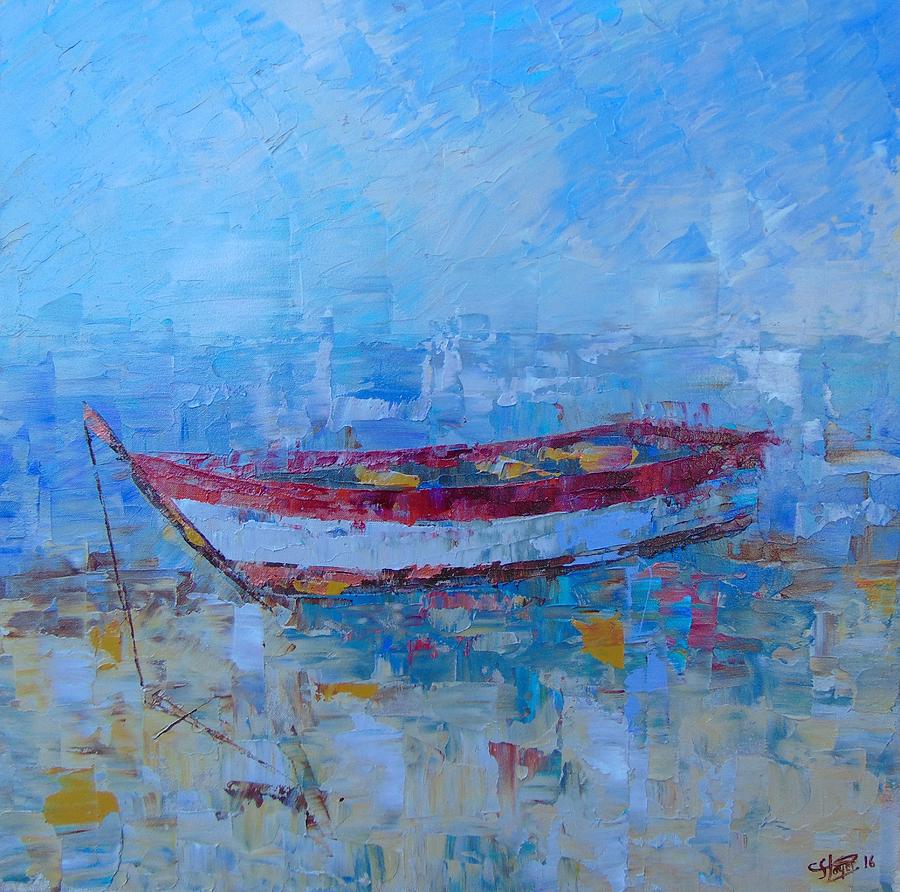 Bateau de Provence Painting by Frederic Payet