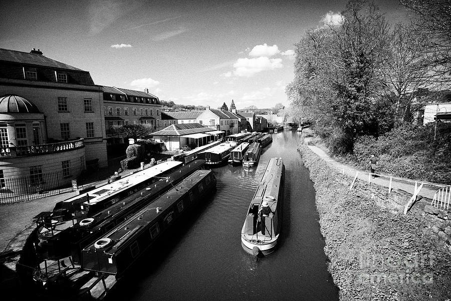 Bath Narrowboats At Sydney Wharf On The Kennet And Avon Canal Bath England Uk Photograph By Joe 2483