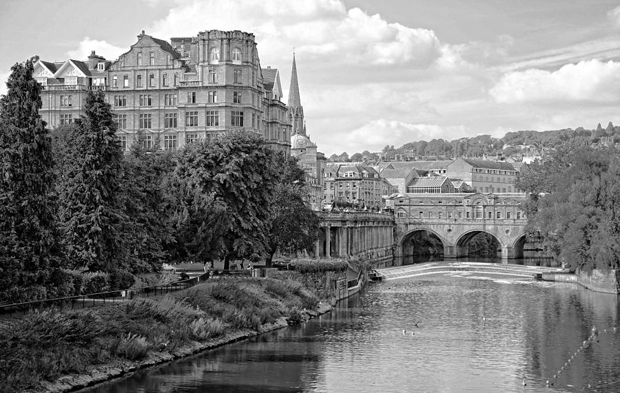 Bath on Avon by Mike Hope Photograph by Michael Hope