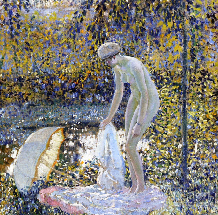 Bather Painting by Frederick Carl Frieseke