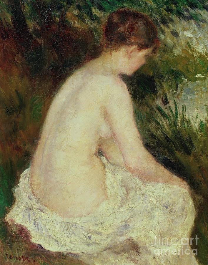 Bather Painting - Bather by Pierre Auguste Renoir Bather Painting - Bather by Pierre Auguste Renoir