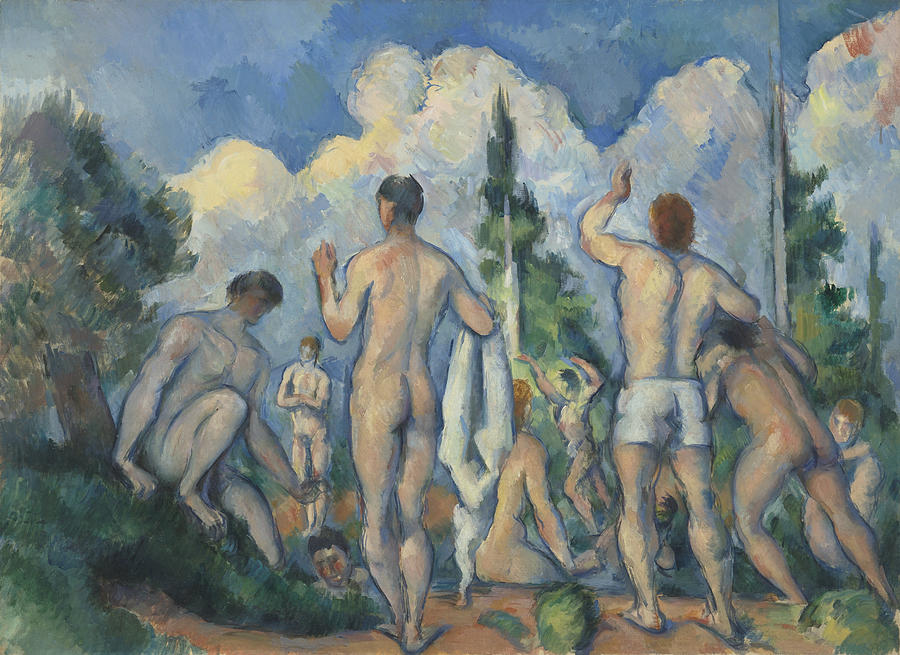 Paul Cezanne Painting - Bathers  1890 by Paul Cezanne