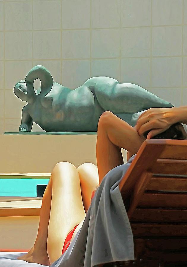 Bathing Beauty Digital Art by Dennis Cox